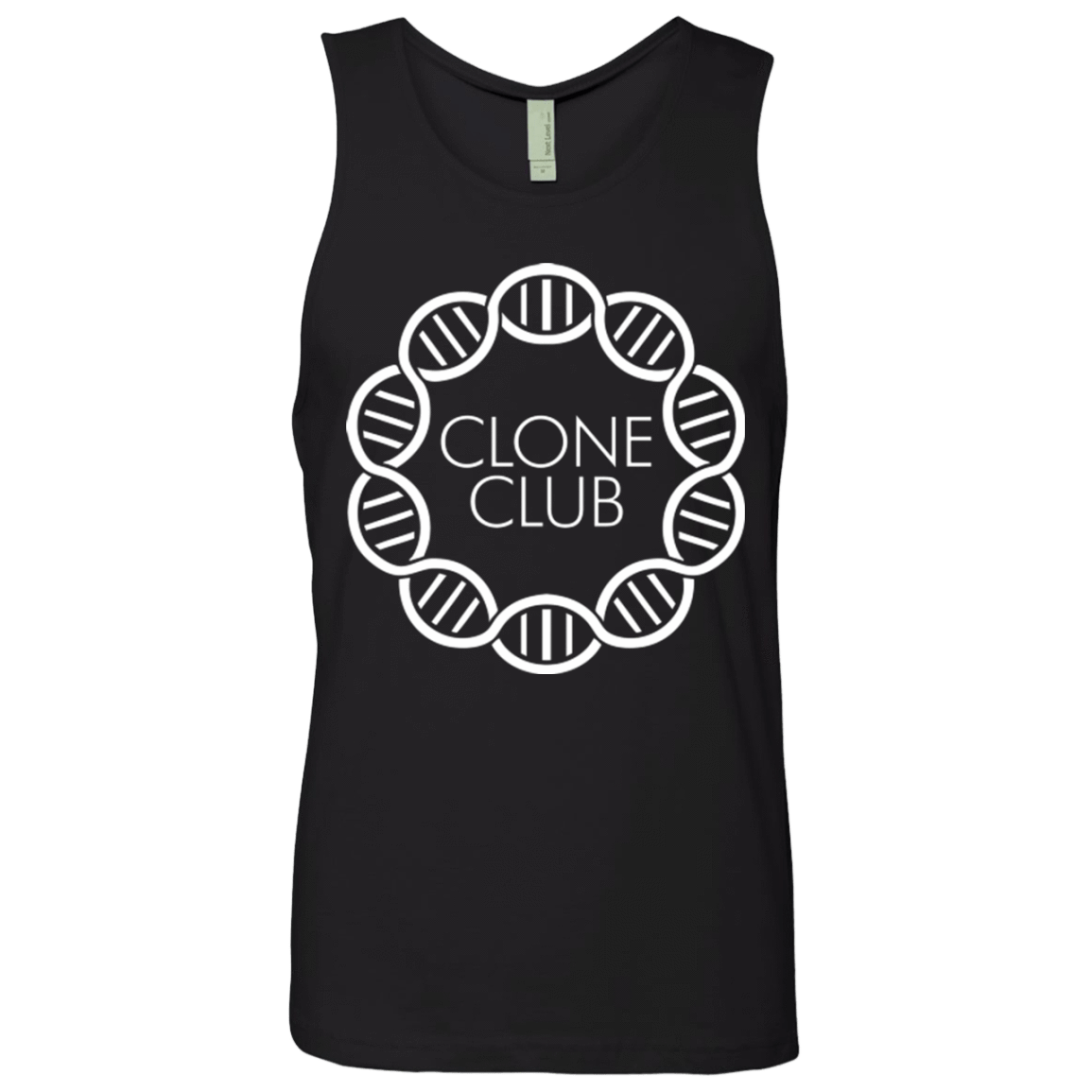 T-Shirts Black / Small Clone Club Men's Premium Tank Top