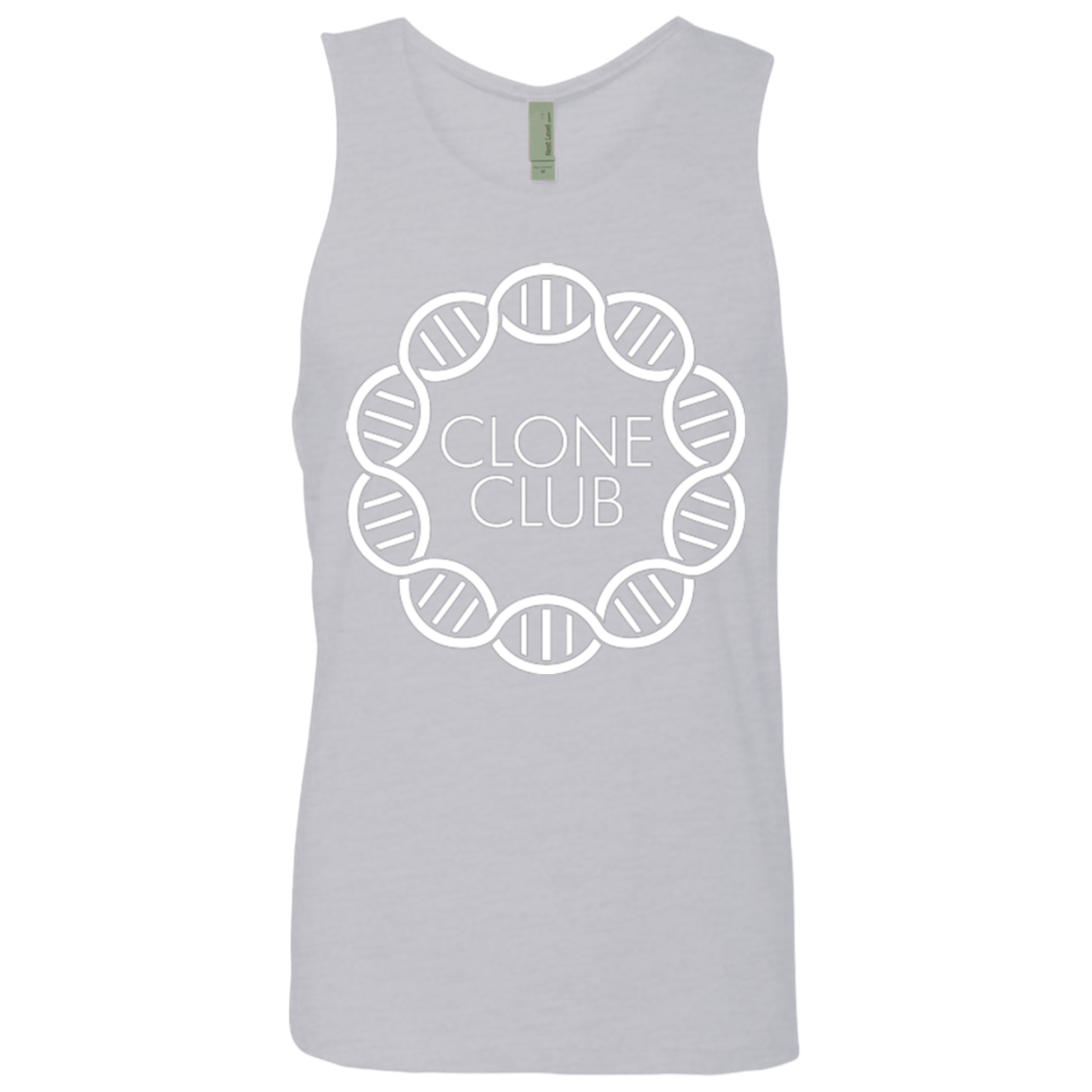 T-Shirts Heather Grey / Small Clone Club Men's Premium Tank Top