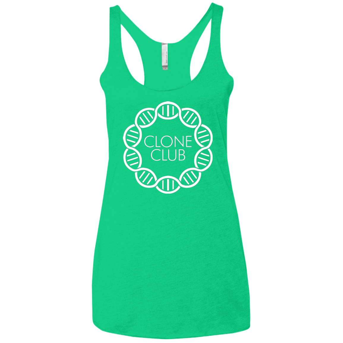 T-Shirts Envy / X-Small Clone Club Women's Triblend Racerback Tank
