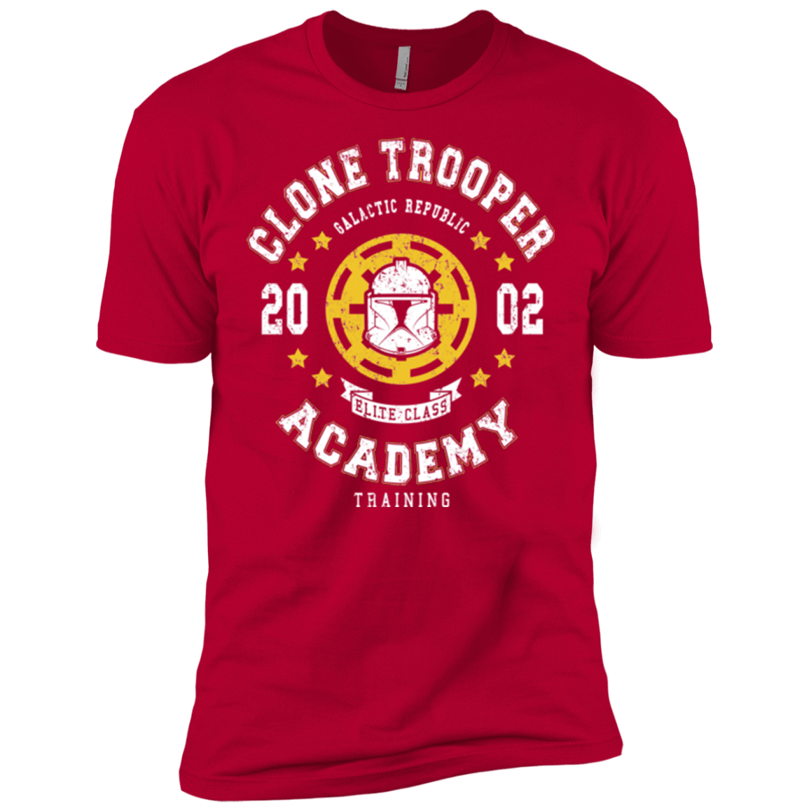 T-Shirts Red / X-Small Clone Trooper Academy 02 Men's Premium T-Shirt