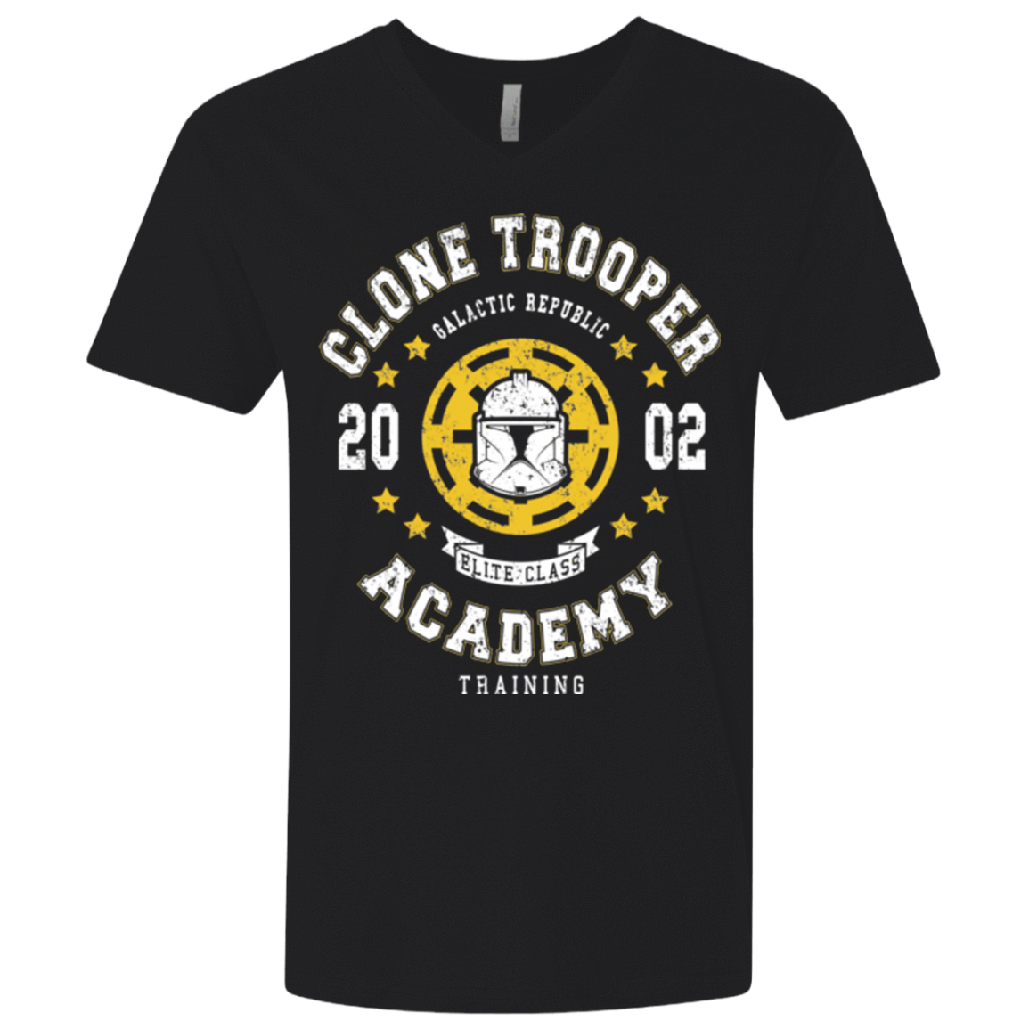 T-Shirts Black / X-Small Clone Trooper Academy 02 Men's Premium V-Neck