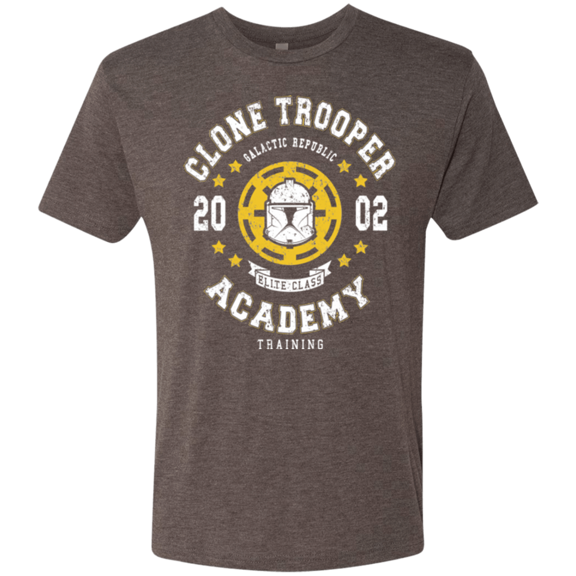 T-Shirts Macchiato / Small Clone Trooper Academy 02 Men's Triblend T-Shirt