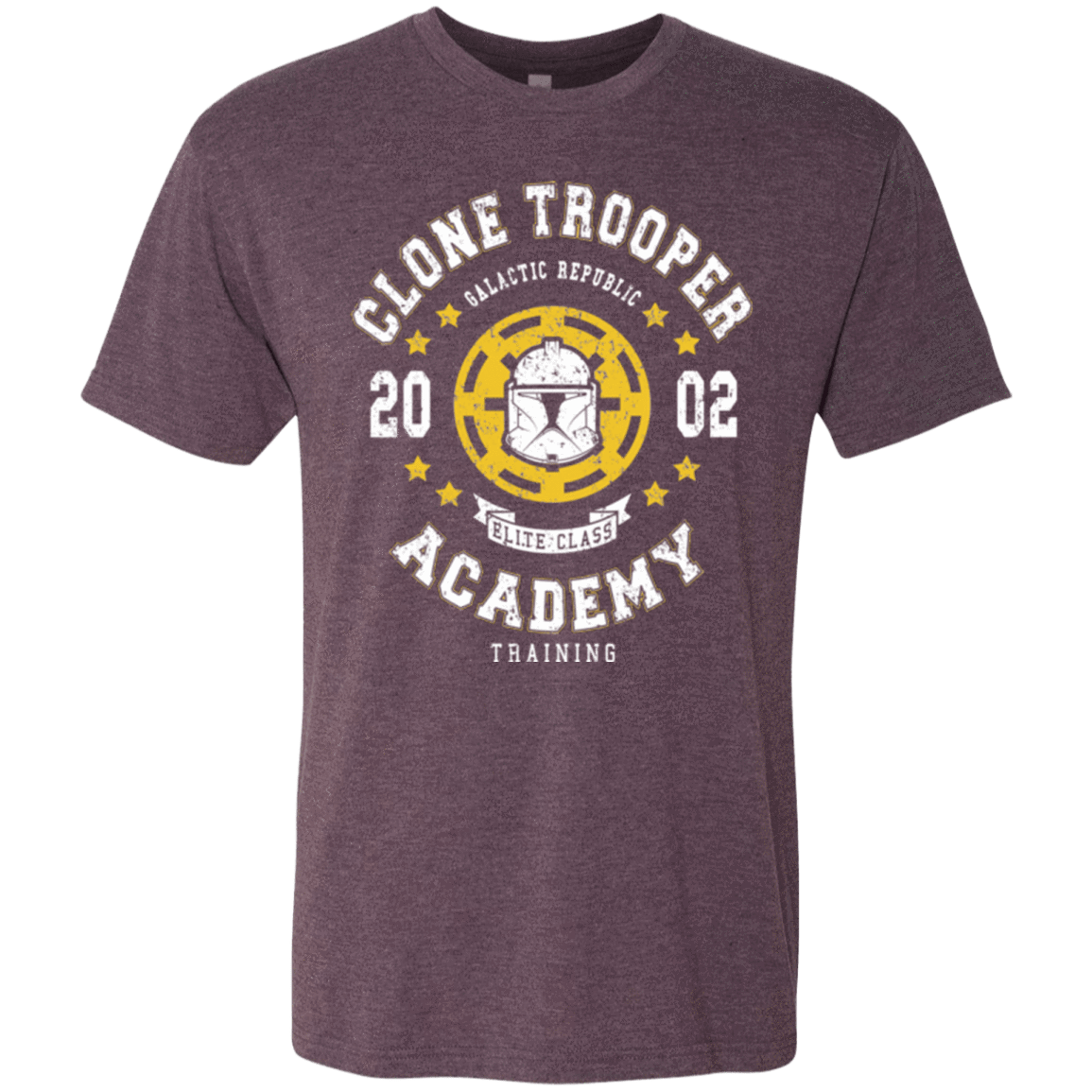 T-Shirts Vintage Purple / Small Clone Trooper Academy 02 Men's Triblend T-Shirt