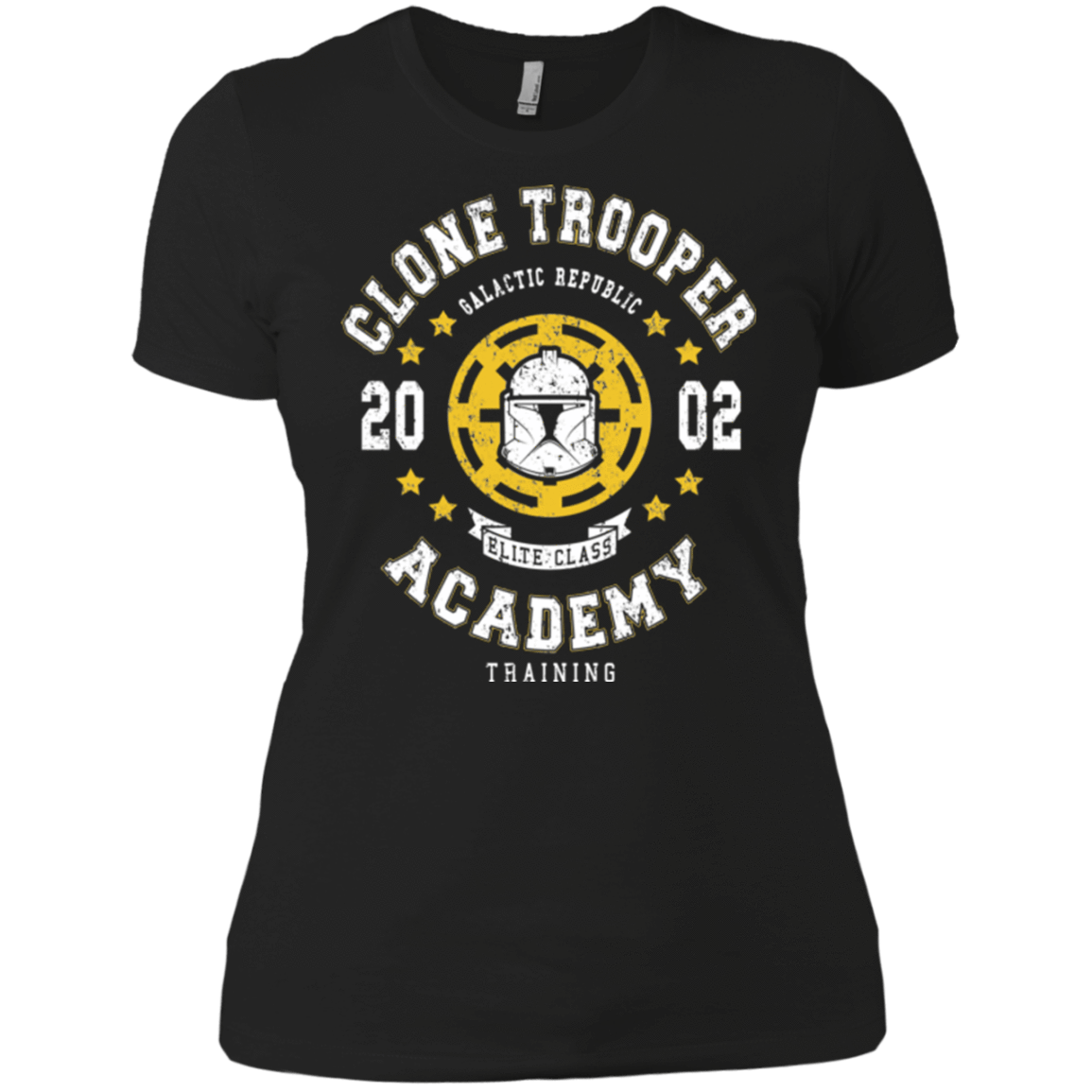 T-Shirts Black / X-Small Clone Trooper Academy 02 Women's Premium T-Shirt