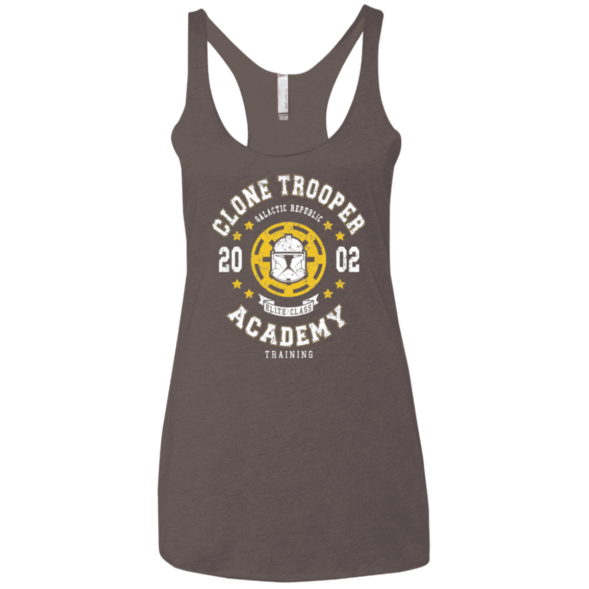 T-Shirts Macchiato / X-Small Clone Trooper Academy 02 Women's Triblend Racerback Tank