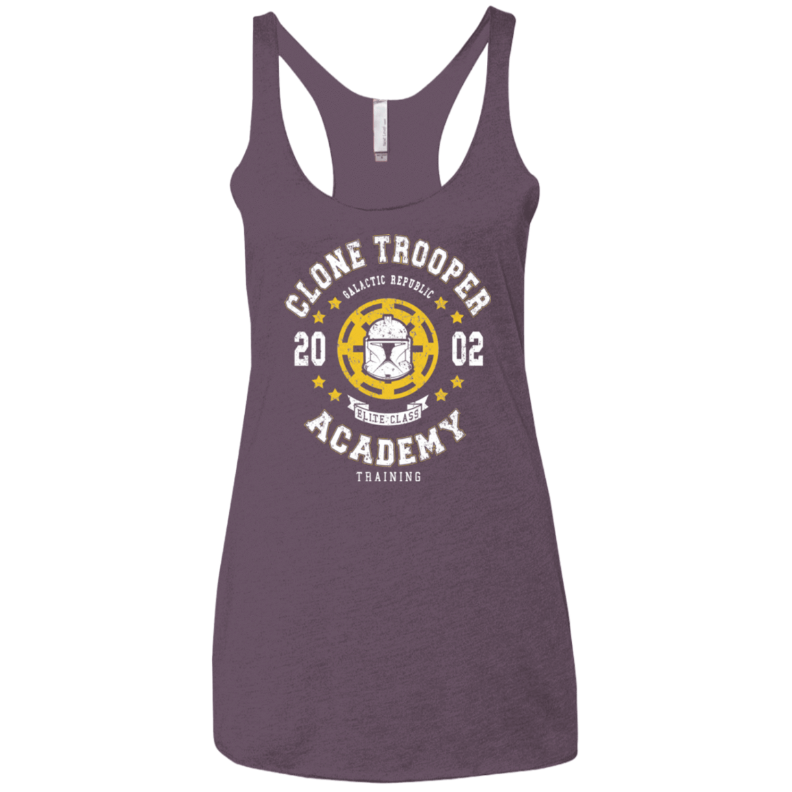 T-Shirts Vintage Purple / X-Small Clone Trooper Academy 02 Women's Triblend Racerback Tank