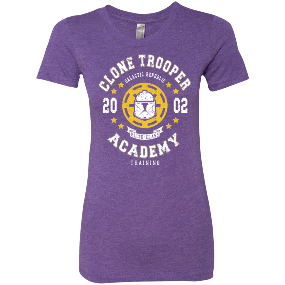 T-Shirts Purple Rush / Small Clone Trooper Academy 02 Women's Triblend T-Shirt