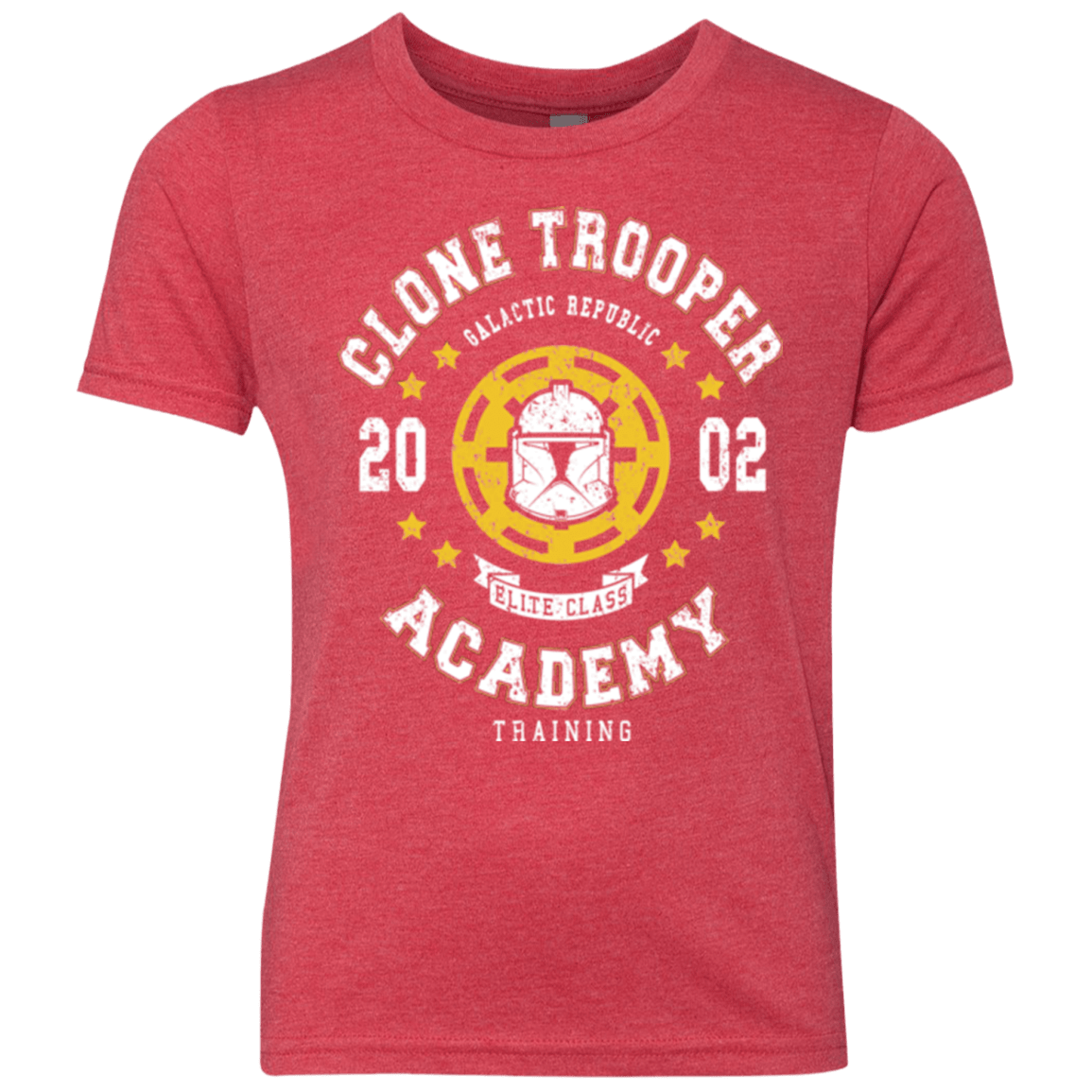 T-Shirts Vintage Red / YXS Clone Trooper Academy 02 Youth Triblend T-Shirt