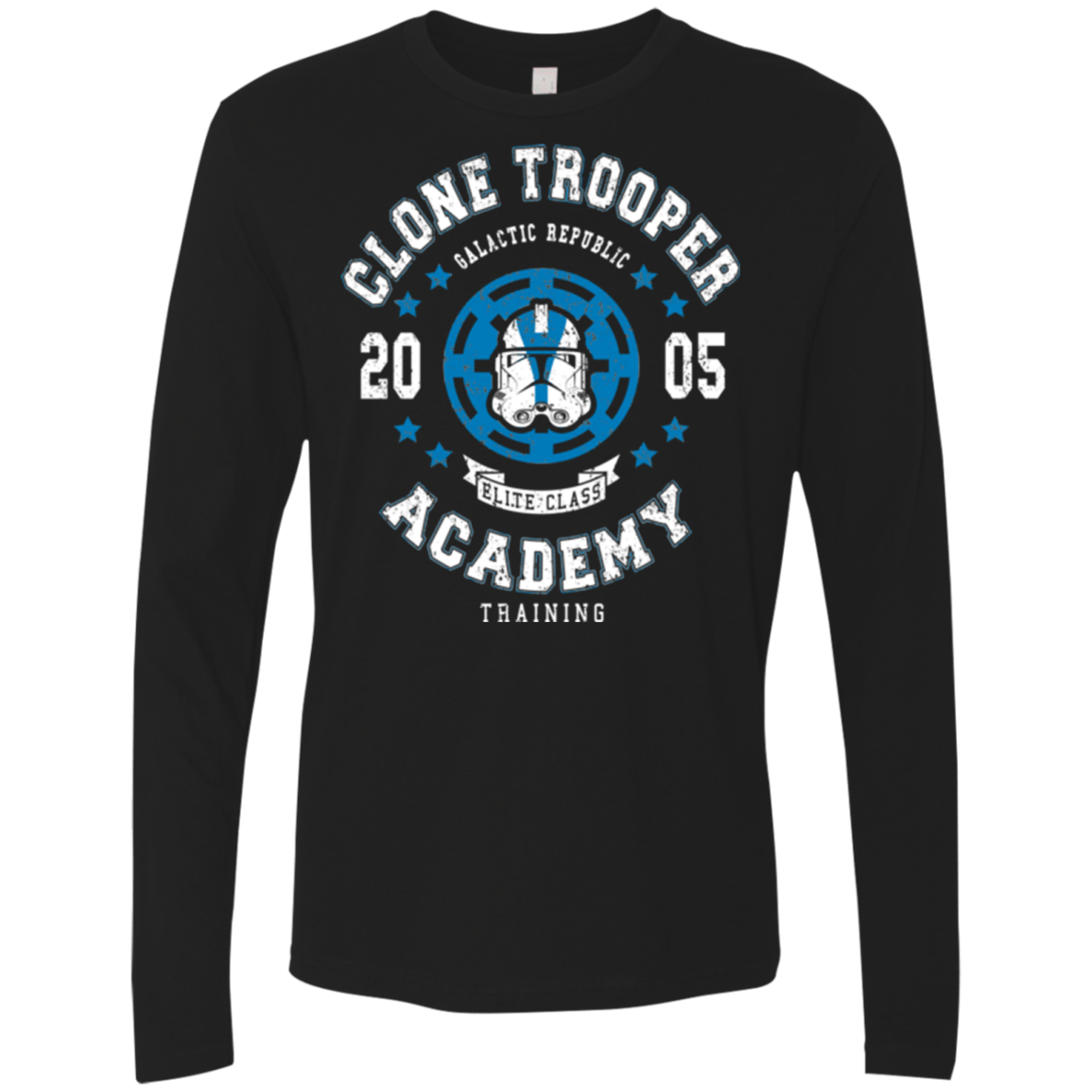 T-Shirts Black / Small Clone Trooper Academy 05 Men's Premium Long Sleeve
