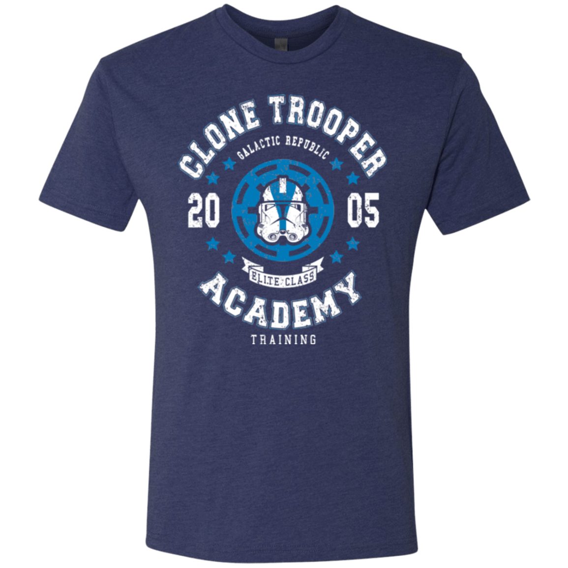 T-Shirts Vintage Navy / Small Clone Trooper Academy 05 Men's Triblend T-Shirt