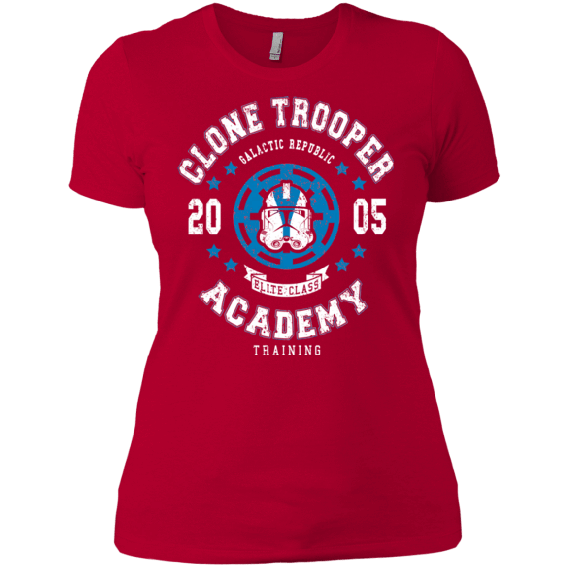 T-Shirts Red / X-Small Clone Trooper Academy 05 Women's Premium T-Shirt