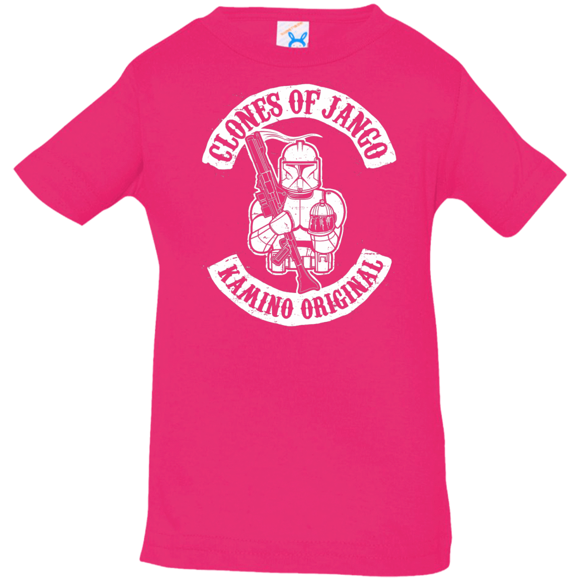 T-Shirts Hot Pink / 6 Months Clones of Jango Infant Premium T-Shirt