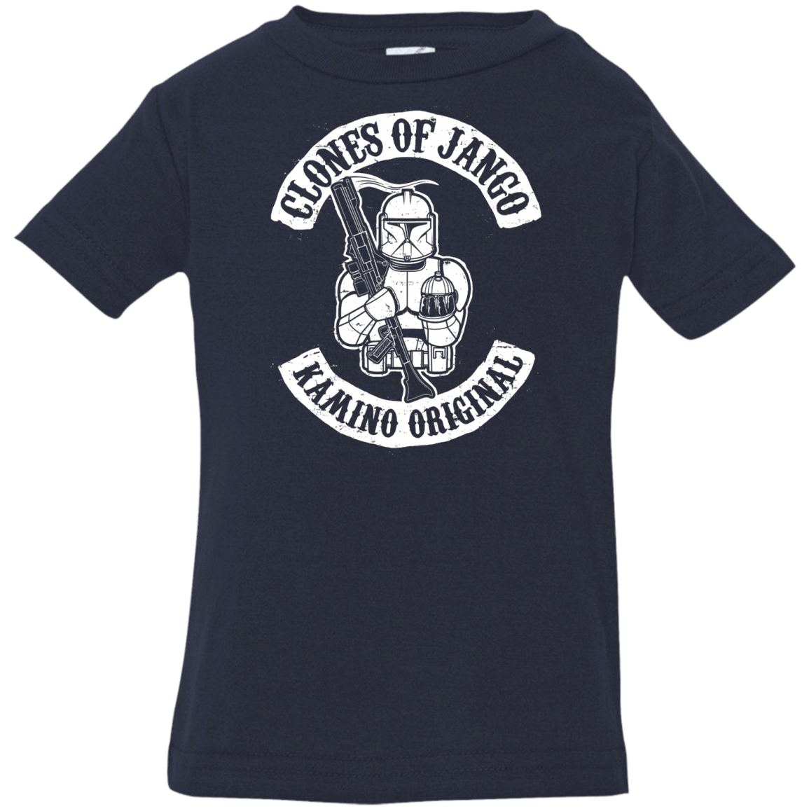T-Shirts Navy / 6 Months Clones of Jango Infant Premium T-Shirt