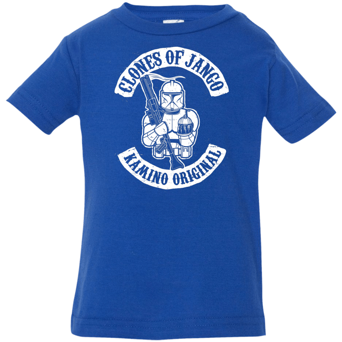 T-Shirts Royal / 6 Months Clones of Jango Infant Premium T-Shirt