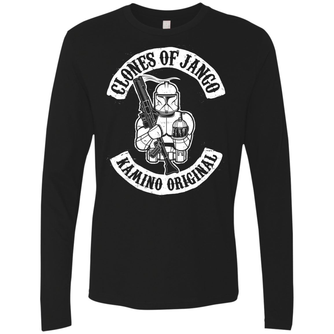 T-Shirts Black / S Clones of Jango Men's Premium Long Sleeve