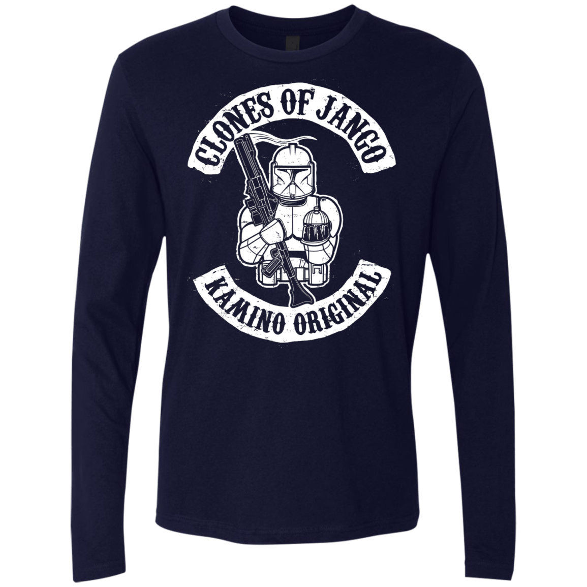 T-Shirts Midnight Navy / S Clones of Jango Men's Premium Long Sleeve
