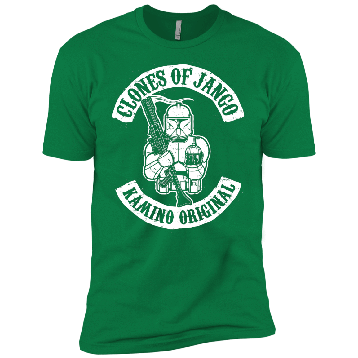 T-Shirts Kelly Green / X-Small Clones of Jango Men's Premium T-Shirt
