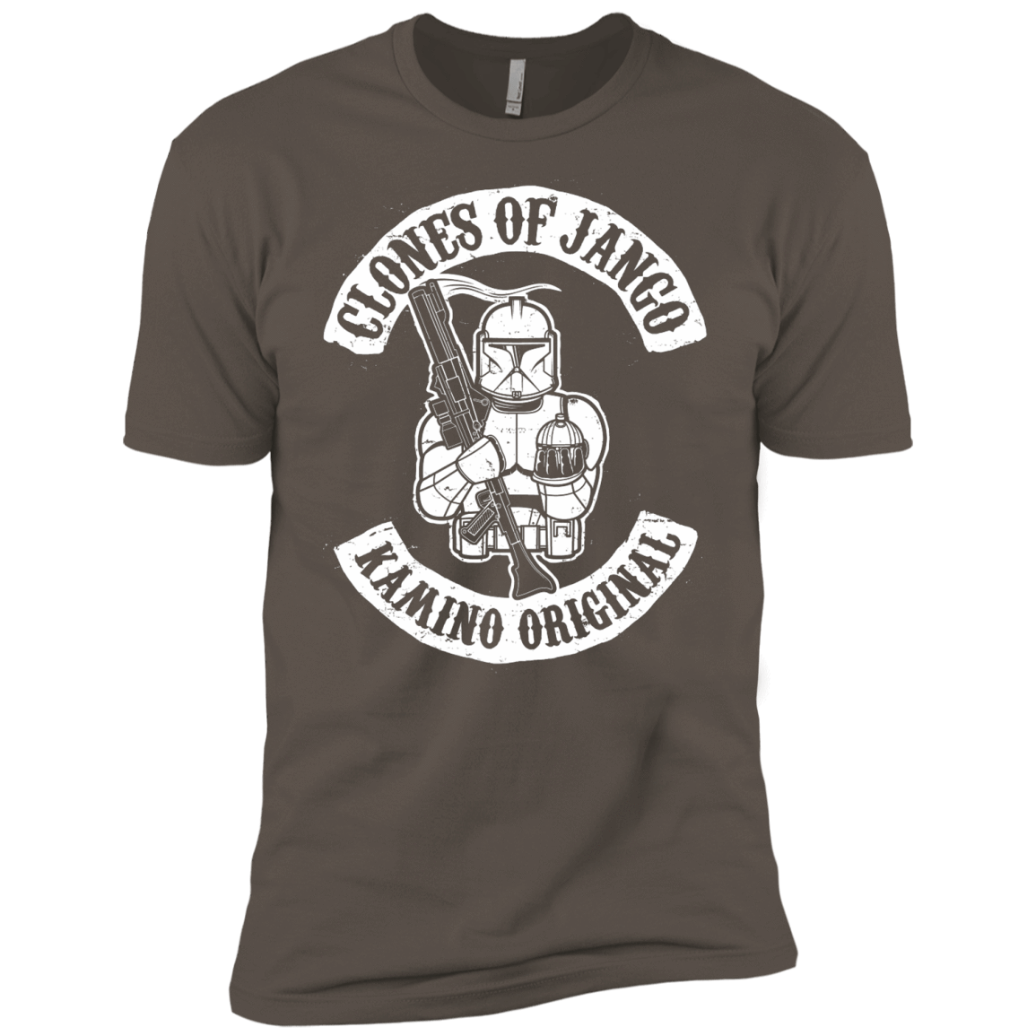 T-Shirts Warm Grey / X-Small Clones of Jango Men's Premium T-Shirt