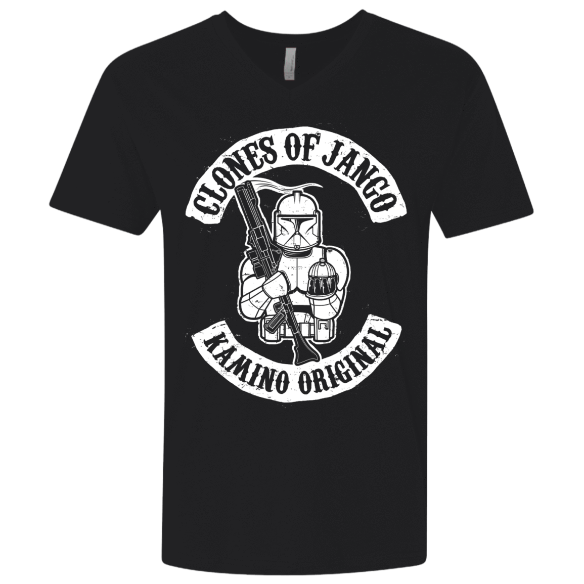 T-Shirts Black / X-Small Clones of Jango Men's Premium V-Neck