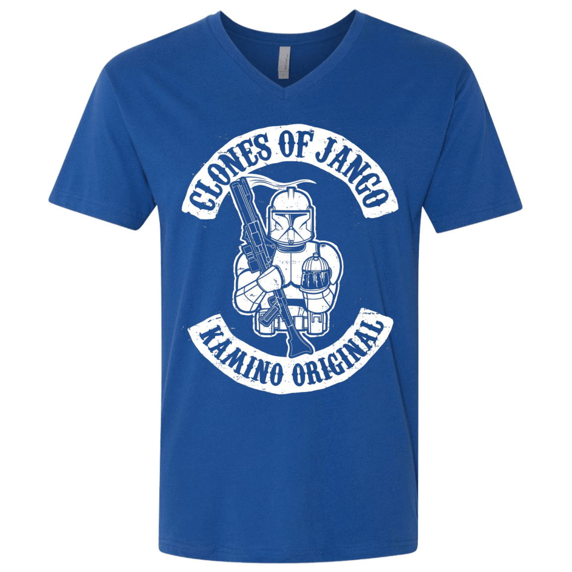 T-Shirts Royal / X-Small Clones of Jango Men's Premium V-Neck
