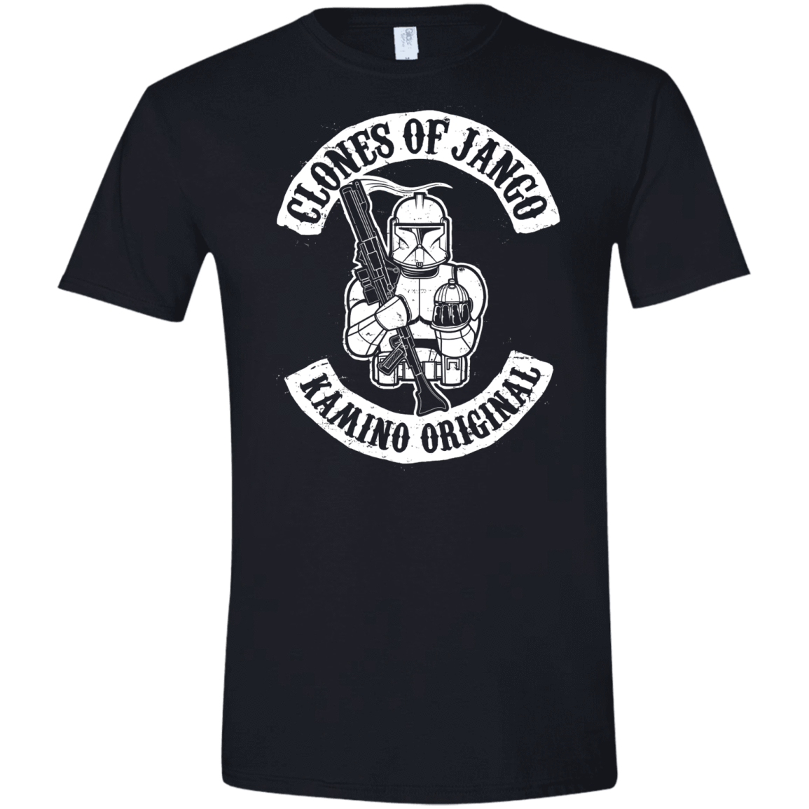 T-Shirts Black / X-Small Clones of Jango Men's Semi-Fitted Softstyle