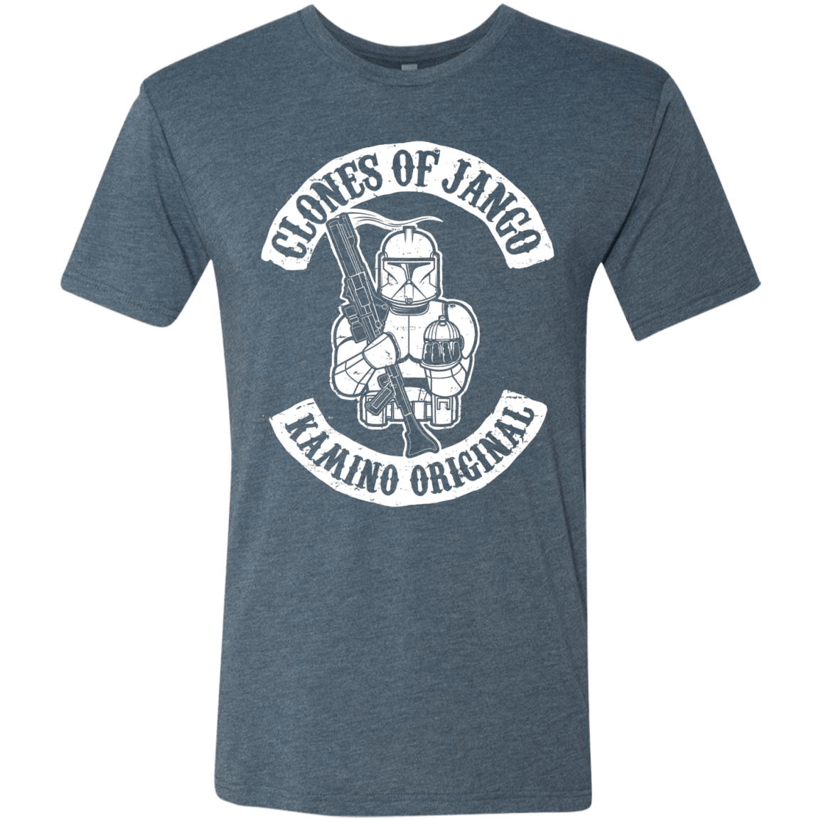 T-Shirts Indigo / S Clones of Jango Men's Triblend T-Shirt