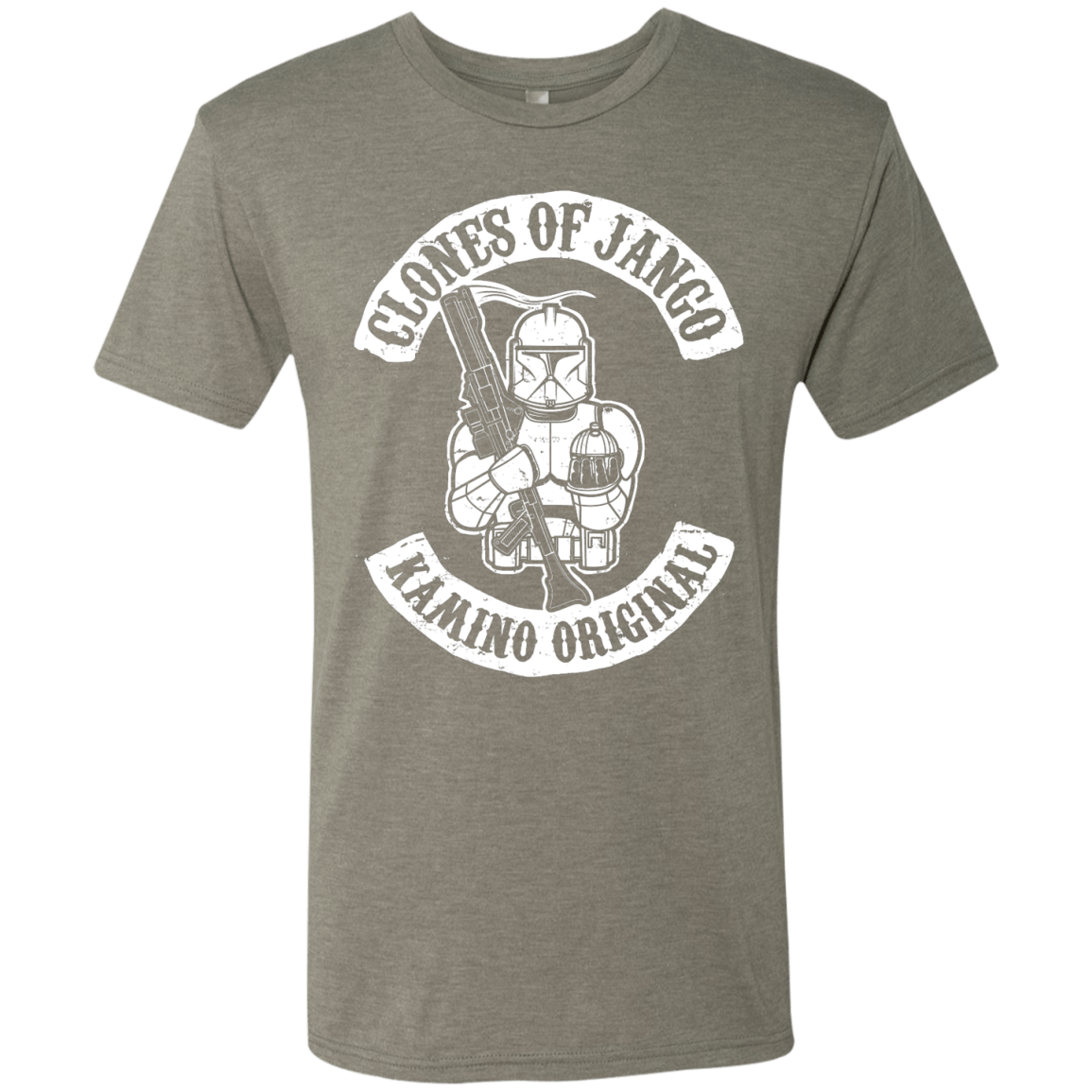 T-Shirts Venetian Grey / S Clones of Jango Men's Triblend T-Shirt