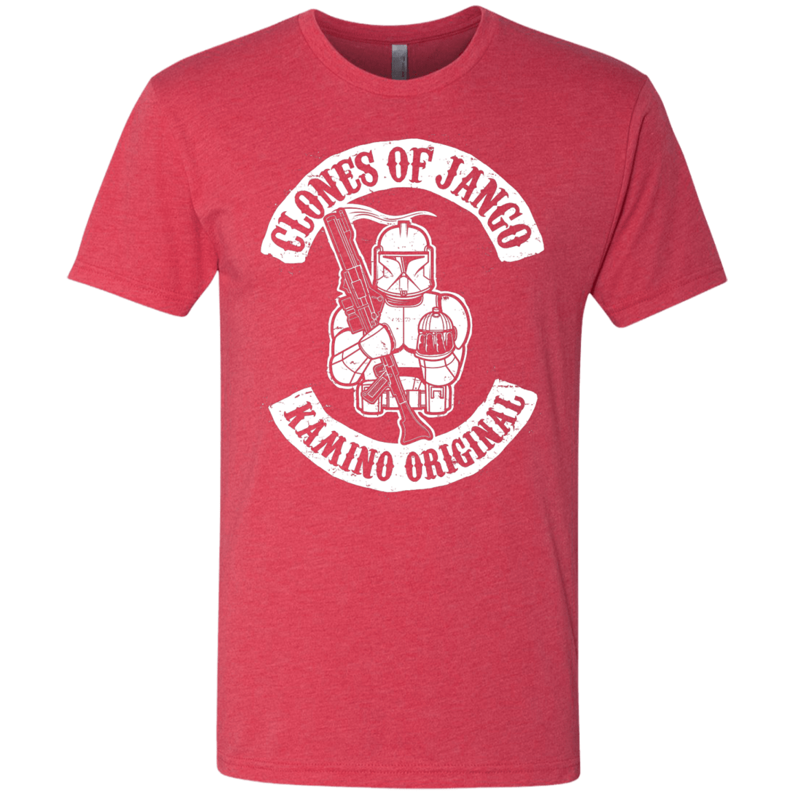 T-Shirts Vintage Red / S Clones of Jango Men's Triblend T-Shirt