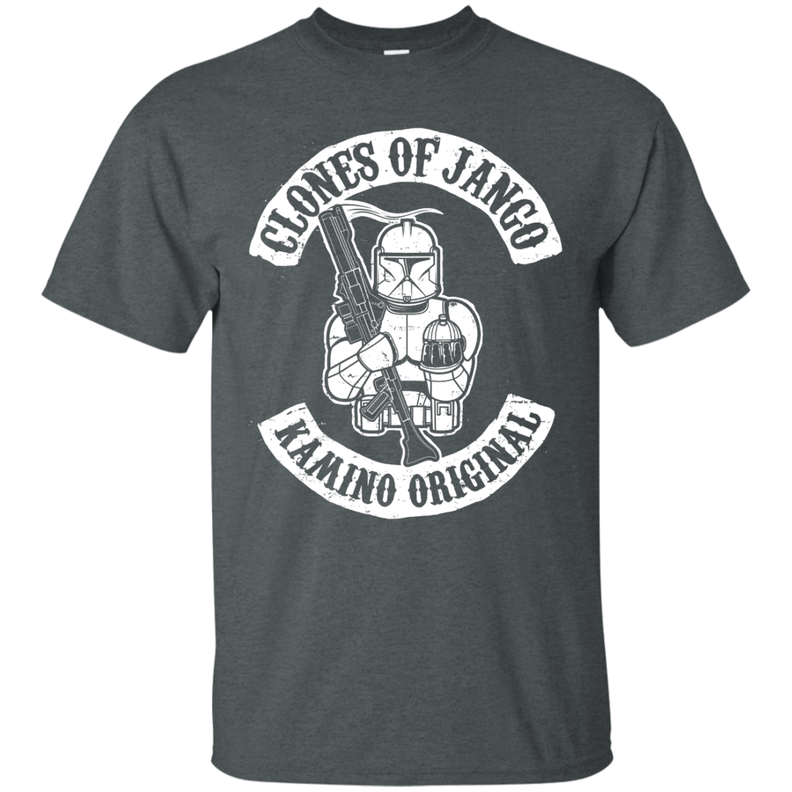 T-Shirts Dark Heather / S Clones of Jango T-Shirt