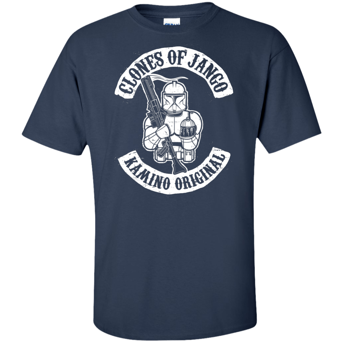 T-Shirts Navy / XLT Clones of Jango Tall T-Shirt