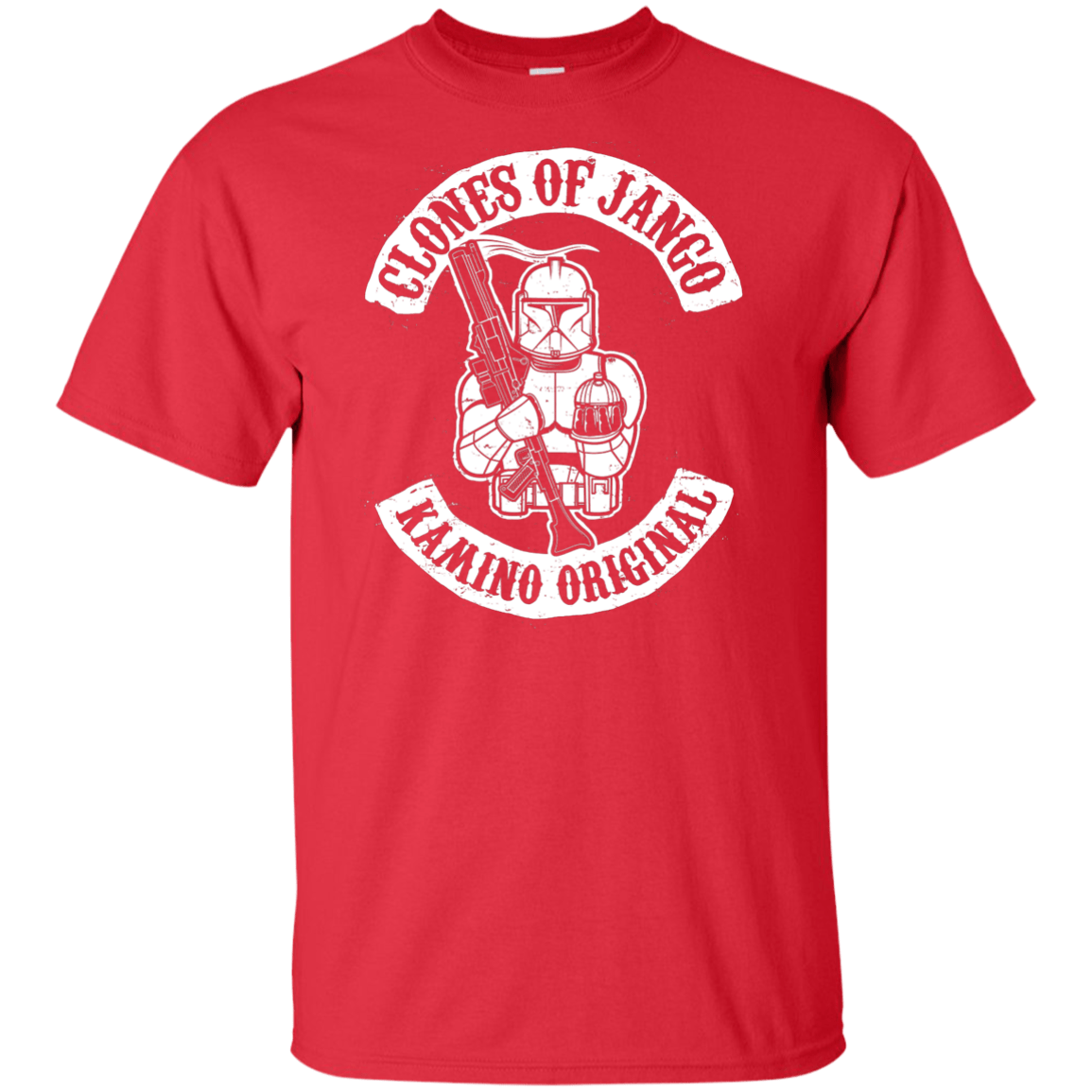 T-Shirts Red / XLT Clones of Jango Tall T-Shirt