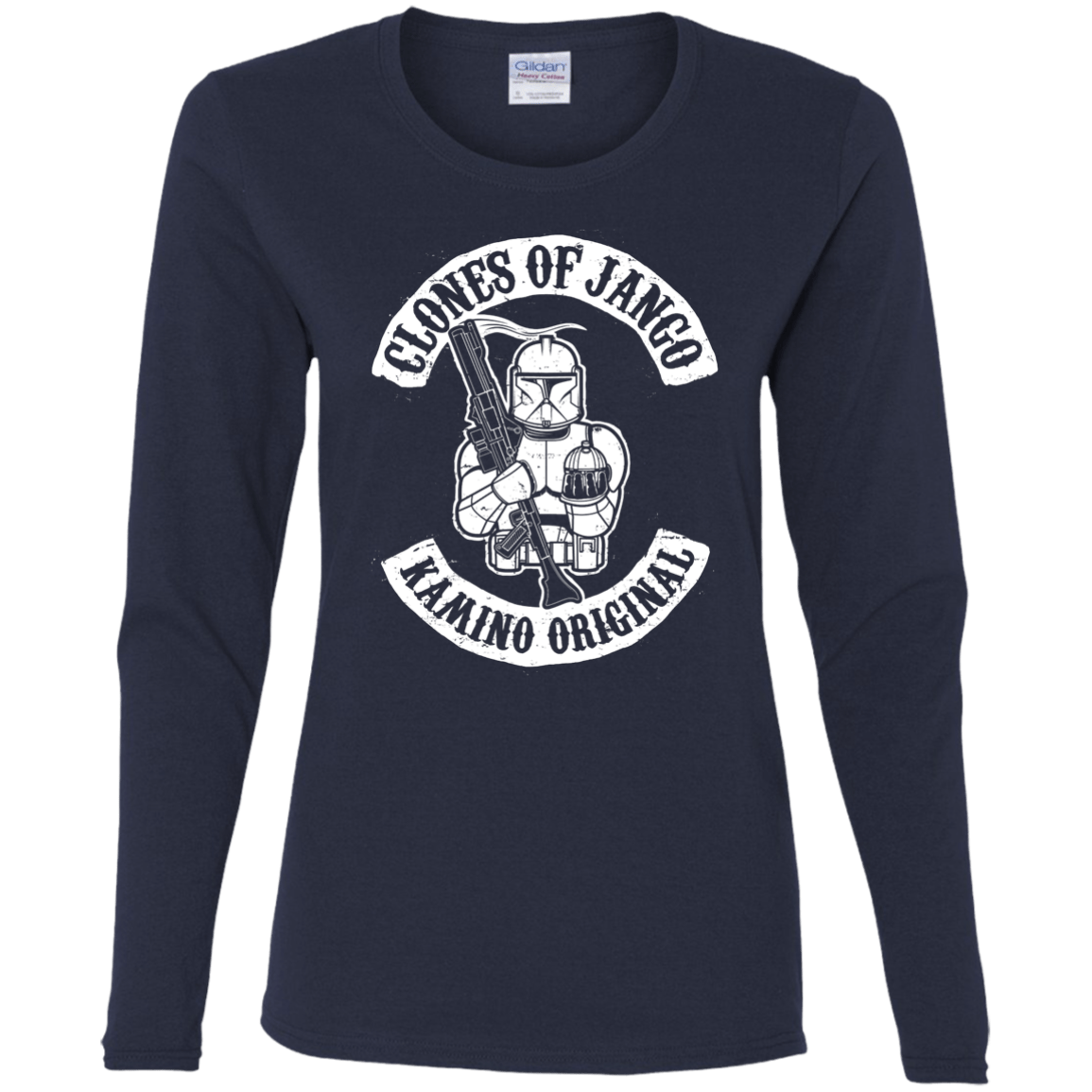 T-Shirts Navy / S Clones of Jango Women's Long Sleeve T-Shirt