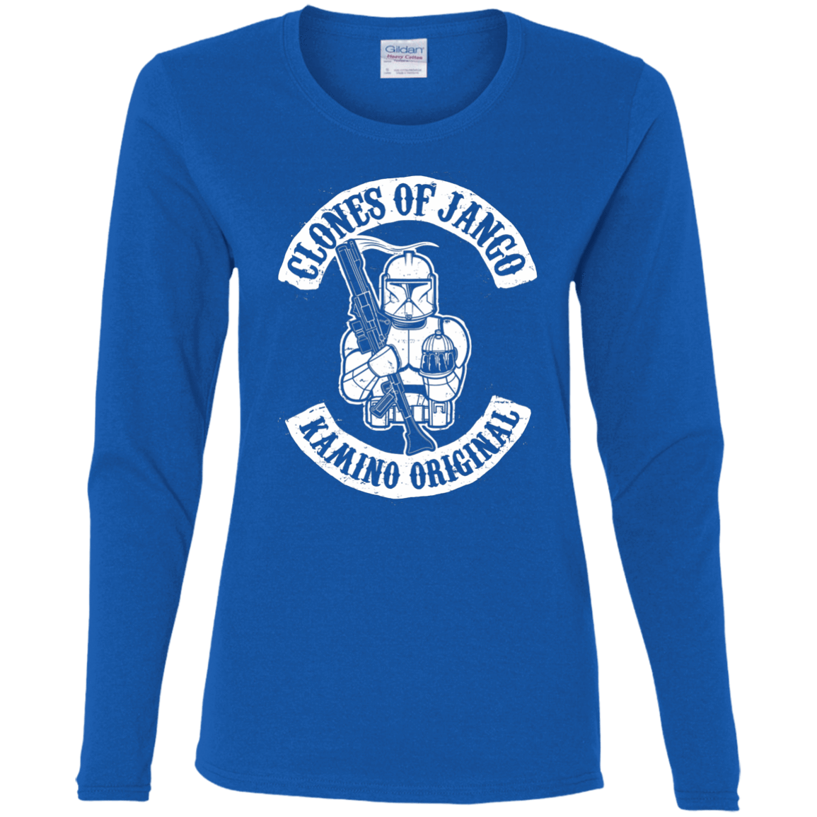 T-Shirts Royal / S Clones of Jango Women's Long Sleeve T-Shirt