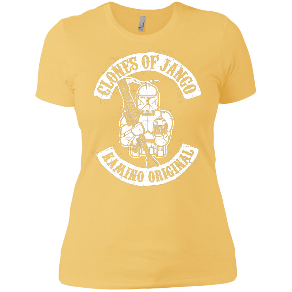T-Shirts Banana Cream/ / X-Small Clones of Jango Women's Premium T-Shirt