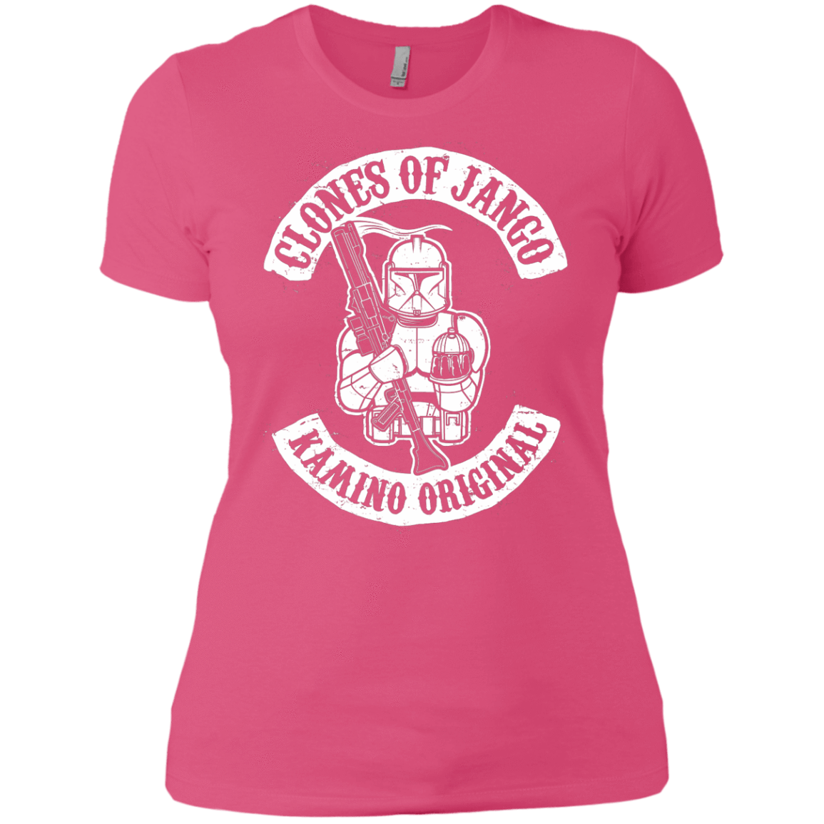T-Shirts Hot Pink / X-Small Clones of Jango Women's Premium T-Shirt