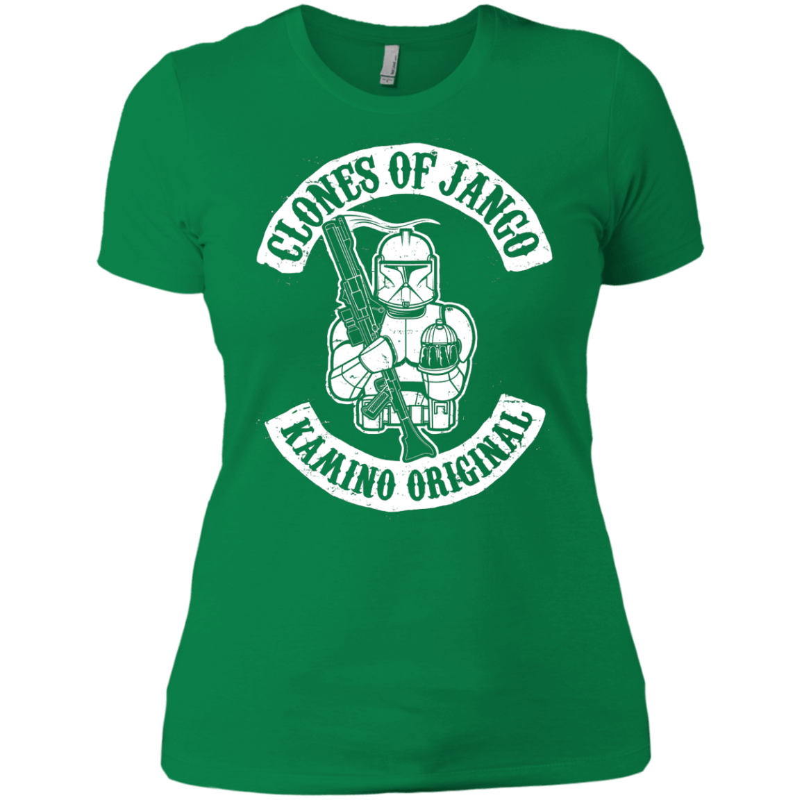 T-Shirts Kelly Green / X-Small Clones of Jango Women's Premium T-Shirt
