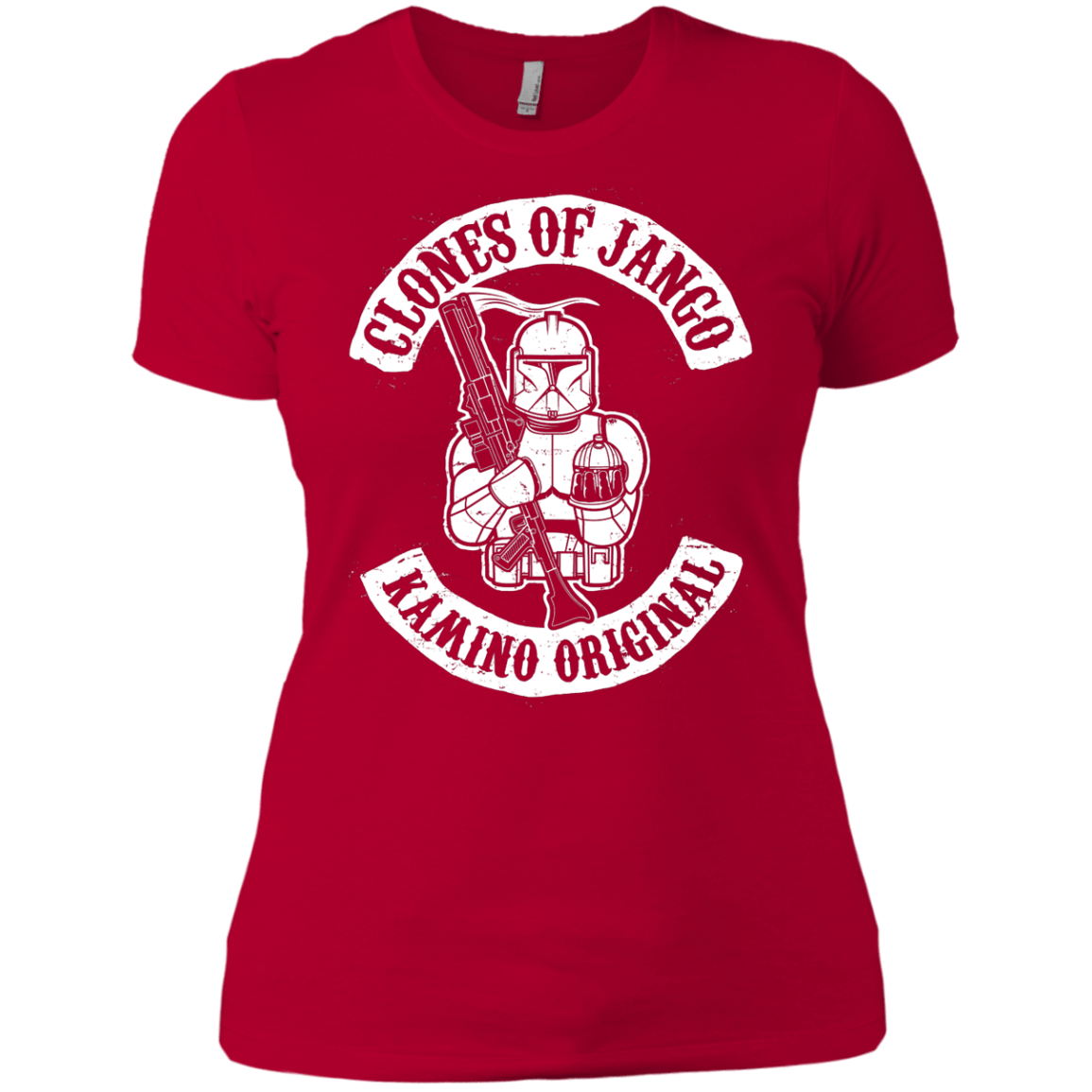 T-Shirts Red / X-Small Clones of Jango Women's Premium T-Shirt