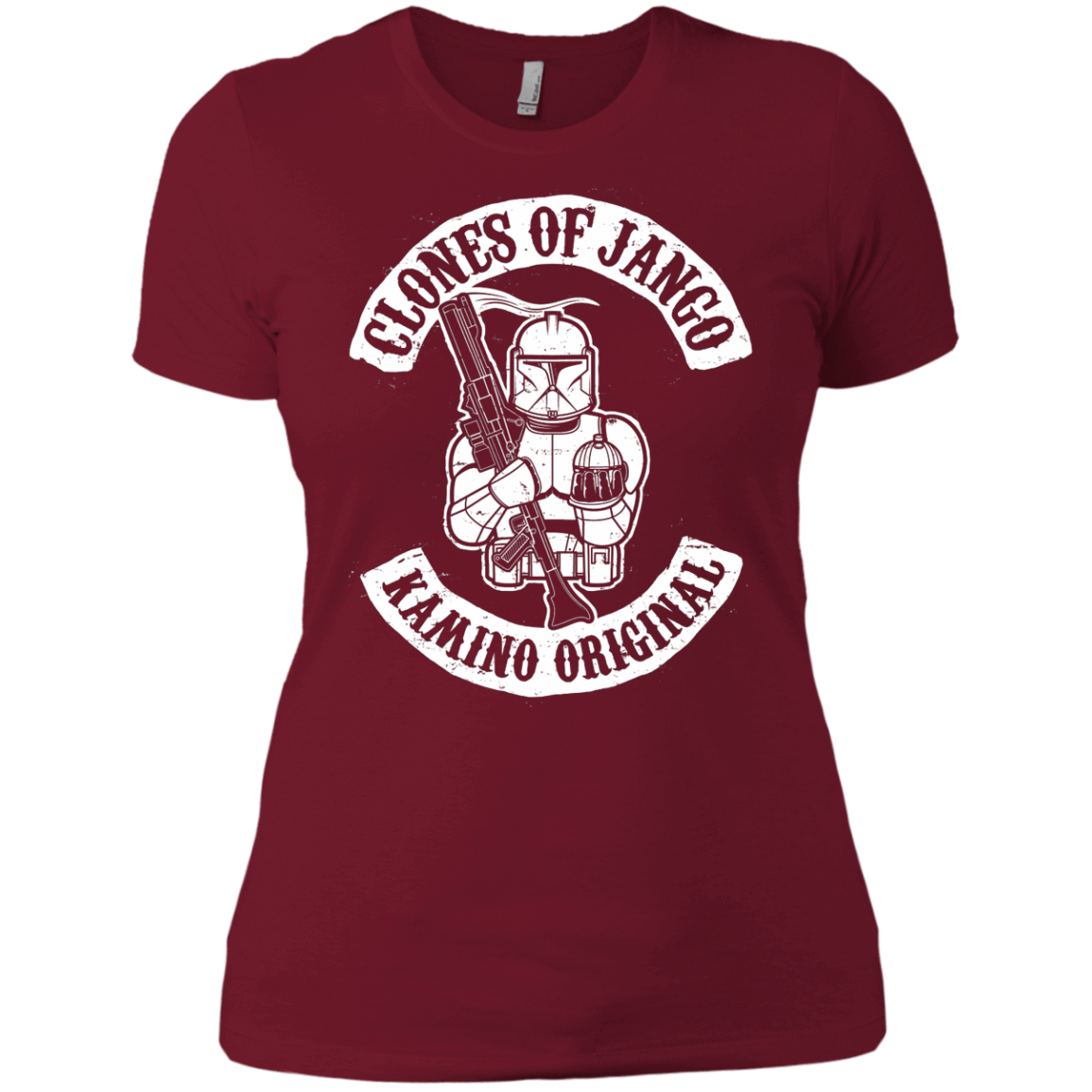 T-Shirts Scarlet / X-Small Clones of Jango Women's Premium T-Shirt