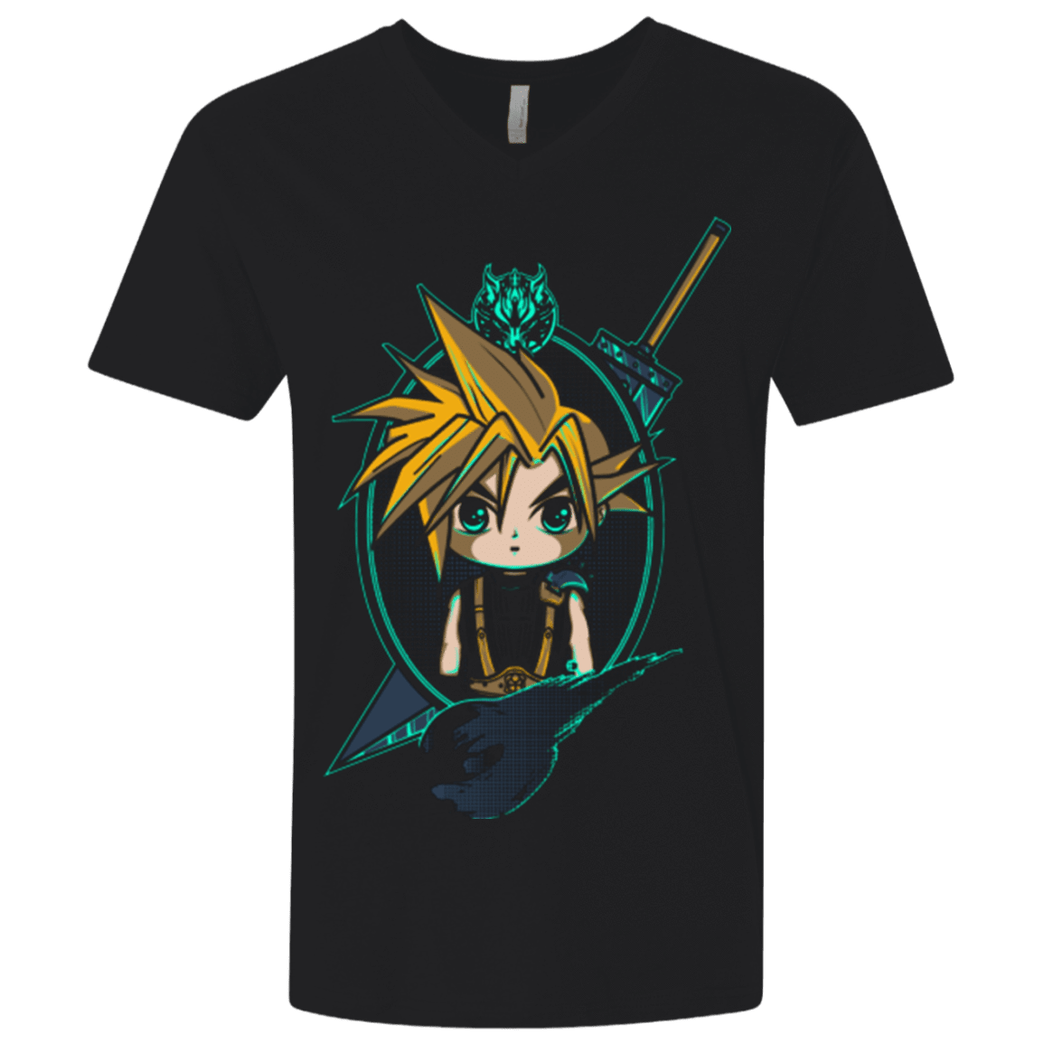 T-Shirts Black / X-Small Cloud Portrait Men's Premium V-Neck