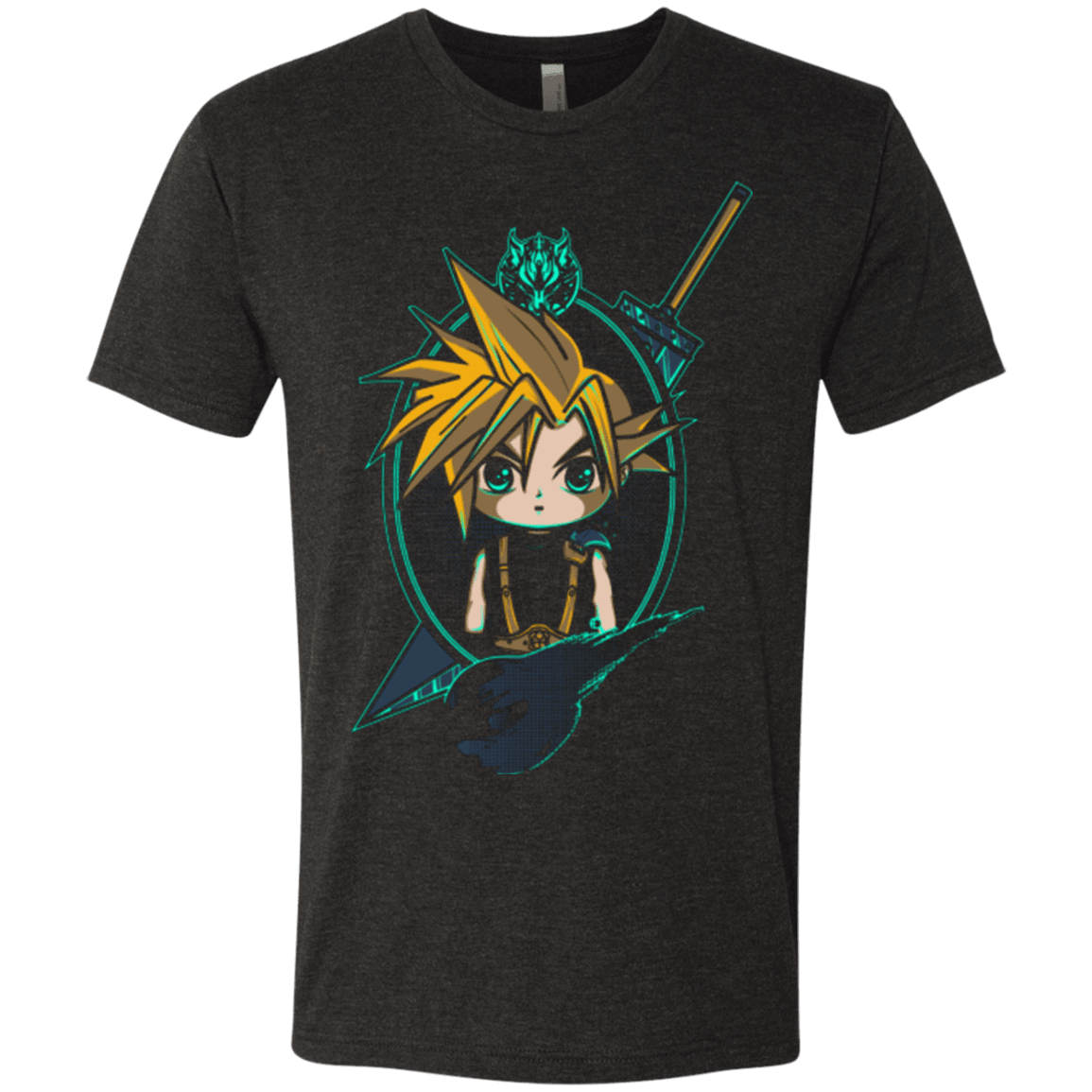 T-Shirts Vintage Black / Small Cloud Portrait Men's Triblend T-Shirt