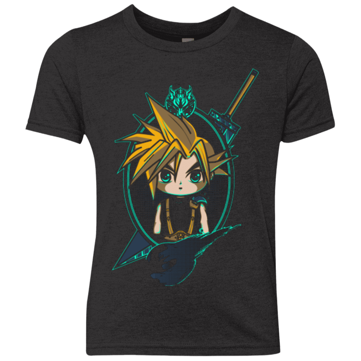 T-Shirts Vintage Black / YXS Cloud Portrait Youth Triblend T-Shirt