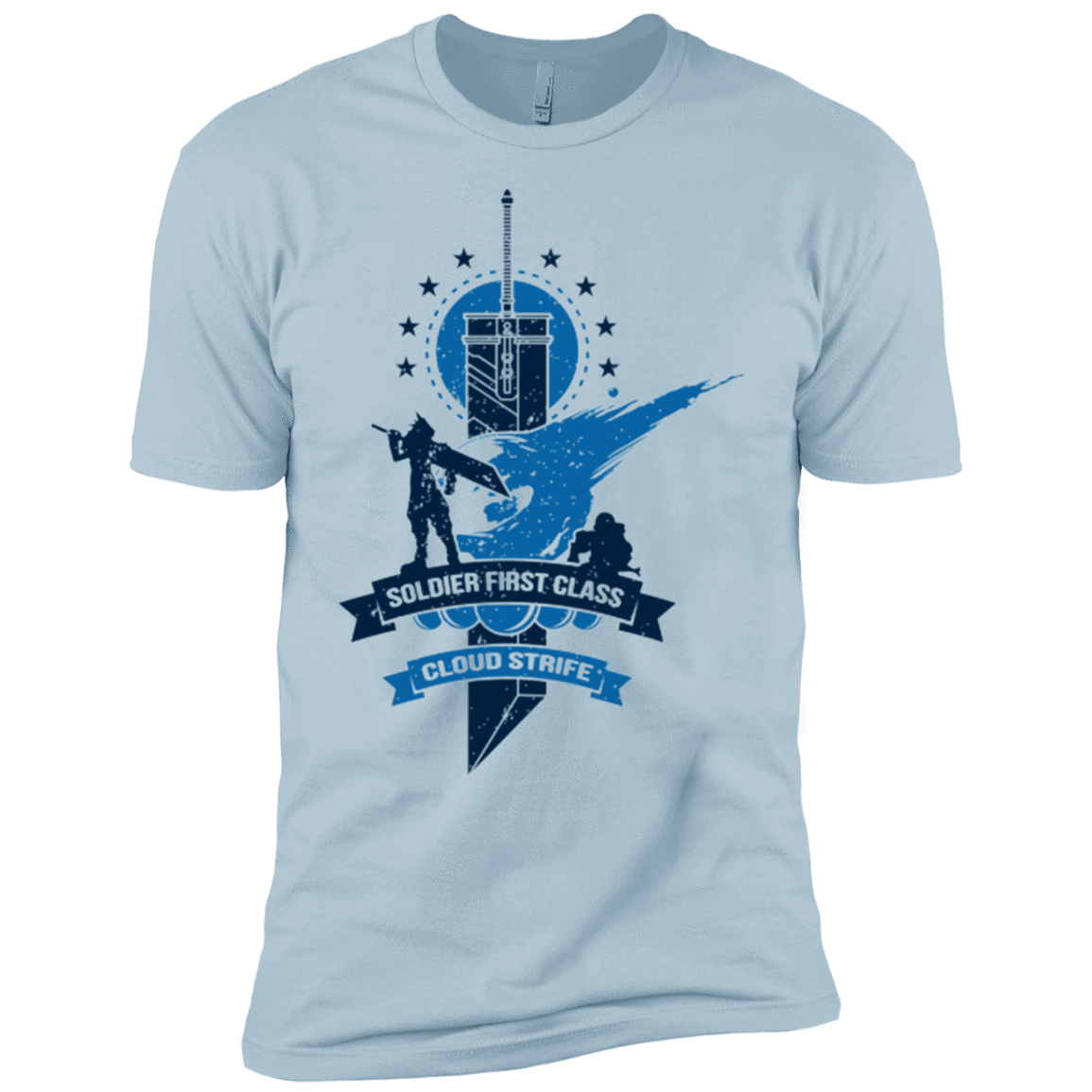 T-Shirts Light Blue / YXS Cloud Strife White Boys Premium T-Shirt