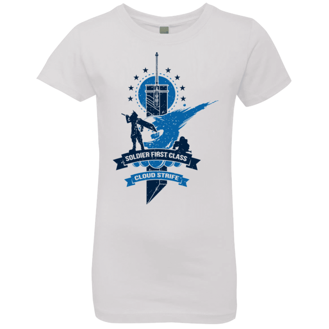 T-Shirts White / YXS Cloud Strife White Girls Premium T-Shirt