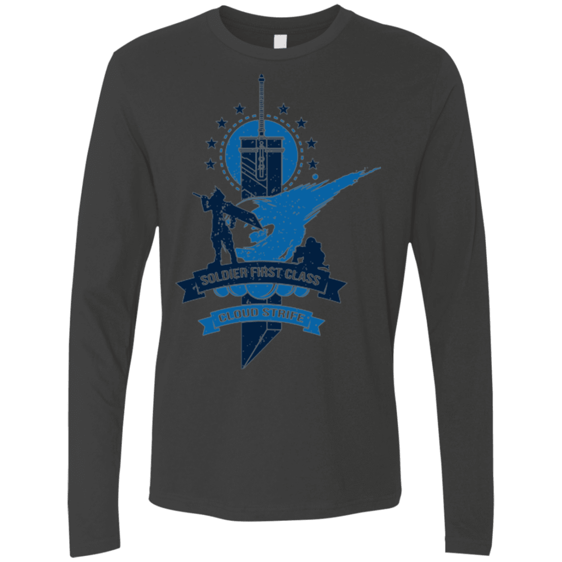 T-Shirts Heavy Metal / Small Cloud Strife White Men's Premium Long Sleeve