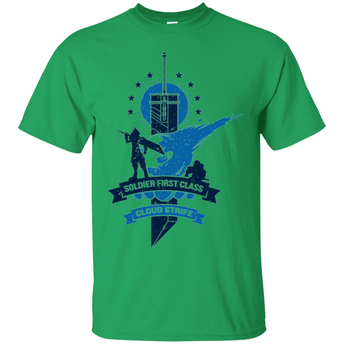 T-Shirts Irish Green / Small Cloud Strife White T-Shirt