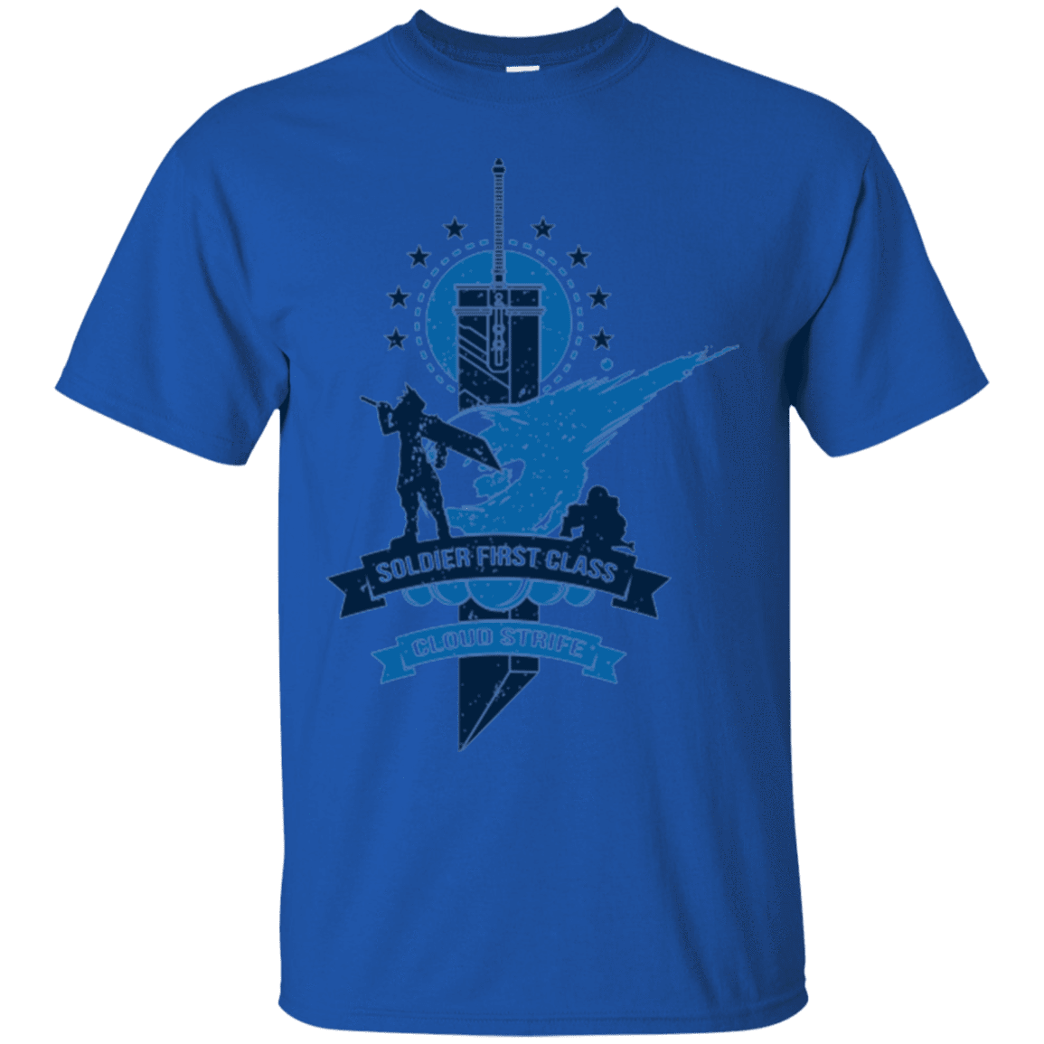 T-Shirts Royal / Small Cloud Strife White T-Shirt