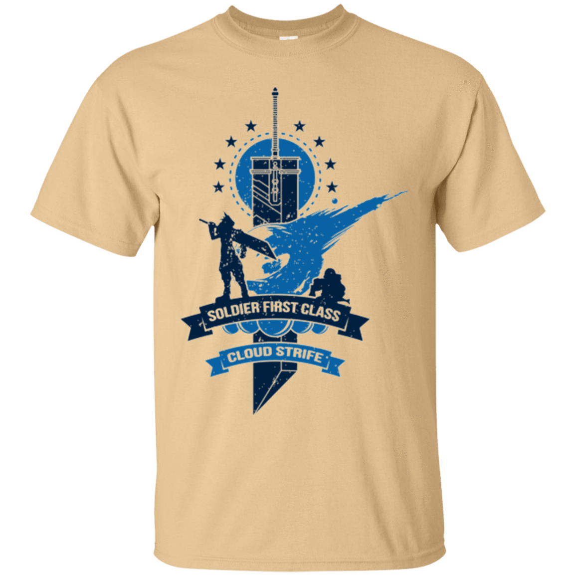 T-Shirts Vegas Gold / Small Cloud Strife White T-Shirt