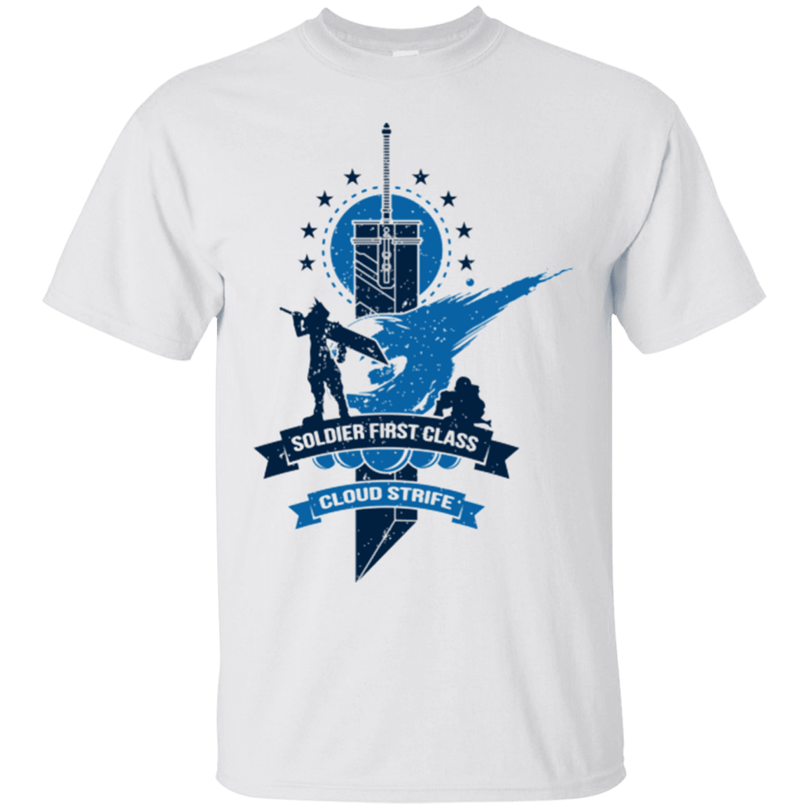 T-Shirts White / Small Cloud Strife White T-Shirt