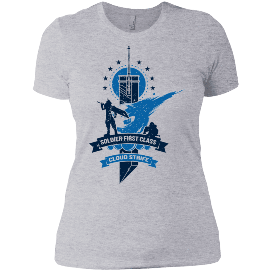 T-Shirts Heather Grey / X-Small Cloud Strife White Women's Premium T-Shirt