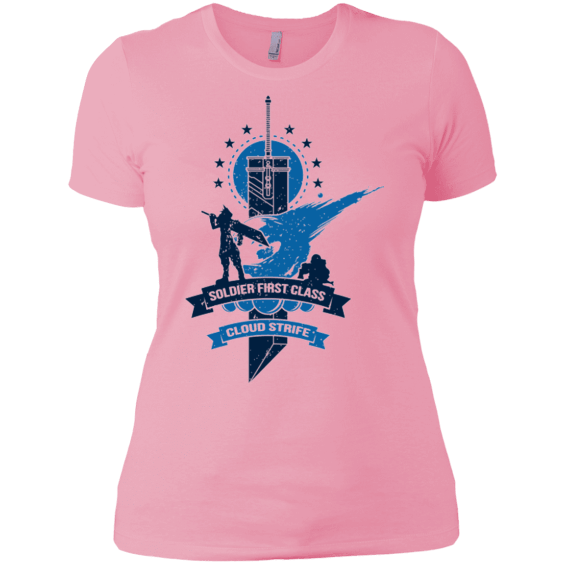 T-Shirts Light Pink / X-Small Cloud Strife White Women's Premium T-Shirt